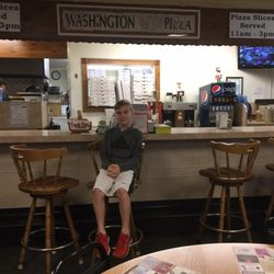 The Washington Pizza House - Waiting for a delicious slice of cheese pizza at Washington Pizza!