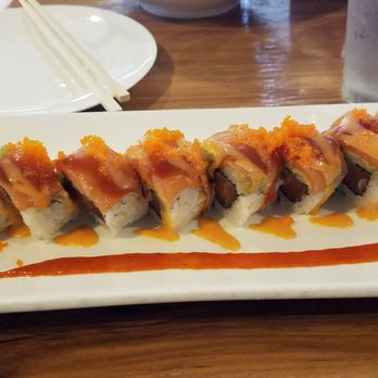The Izakaya - Double salmon roll, my second time enjoying this delicious roll. Mmm... - Sushi Bars Near Me - Sacramento, California The Izakaya - Double salmon roll, my second time enjoying this delicious roll. Mmm... - Sushi Bars Near Me - Sacramento, California