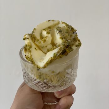 Sham Sweets - Ashta/Pistachio Booza (~$5). - Desserts Near Me - Sacramento, California Sham Sweets - Ashta/Pistachio Booza (~$5). - Desserts Near Me - Sacramento, California