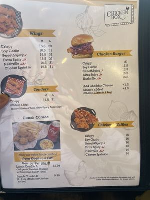 Menu photo 4 Chicken Box Vancouver, BC