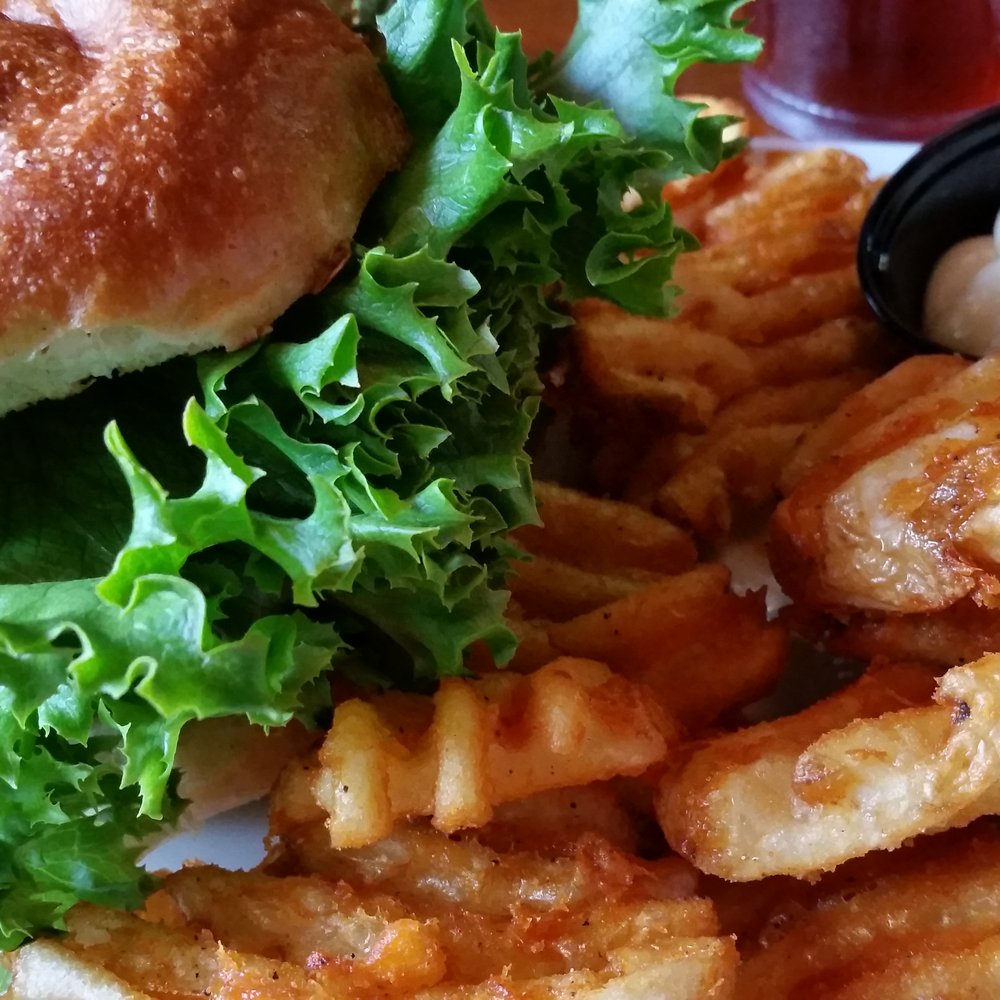 Hell's Kitchen - American cheeseburger with extra lettuce. - American Near Me - Wilmington, North Carolina