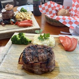 Filet and Filet w/ shrimp. Filet and Filet w/ shrimp.