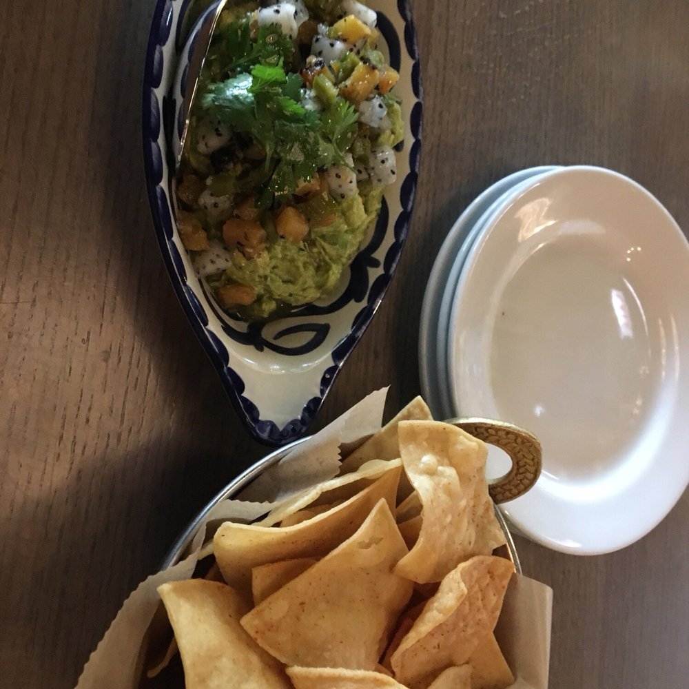 Barrio - Grilled Pineapple & Dragon Fruit Guacamole - Mexican Near Me - Chicago, Illinois Barrio - Grilled Pineapple & Dragon Fruit Guacamole - Mexican Near Me - Chicago, Illinois