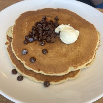 Broken Yolk Cafe - Chocolate Chip Pancakes Short Stack (2) - Breakfast & Brunch Near Me - Las Vegas, Nevada Broken Yolk Cafe - Chocolate Chip Pancakes Short Stack (2) - Breakfast & Brunch Near Me - Las Vegas, Nevada