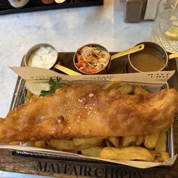 The Mayfair Chippy - Fish, chips, gravy and slaw - Fish & Chips Near Me - London, XGL The Mayfair Chippy - Fish, chips, gravy and slaw - Fish & Chips Near Me - London, XGL