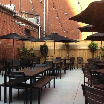 The Bourbon Affair - Outside back Patio - Cocktail Bars Near Me - Findlay, Ohio