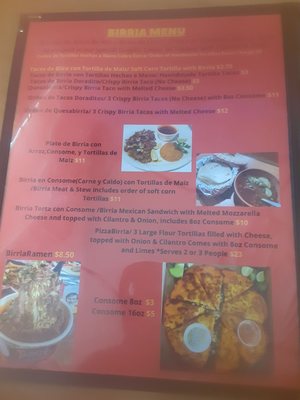 Menu photo 8 Birrieria La Cabaña Fort Wayne, IN