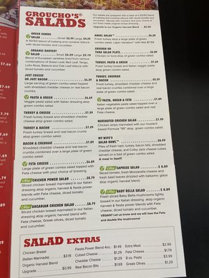 Menu photo 1 Groucho's Deli Newberry, SC Menu photo 1 Groucho's Deli Newberry, SC