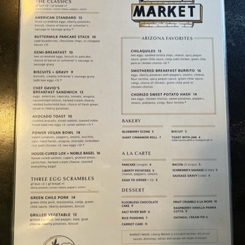 Liberty Market - Menu - New American Near Me - Gilbert, Arizona Liberty Market - Menu - New American Near Me - Gilbert, Arizona