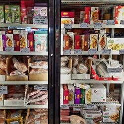 Bazaar International Market - Interior, June 2021. Freezer