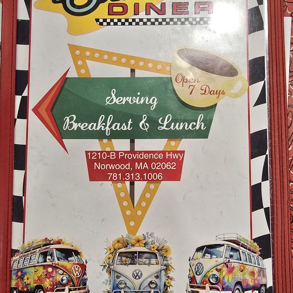 The Sixties Diner - menu inside - Diners Near Me - Norwood, Massachusetts The Sixties Diner - menu inside - Diners Near Me - Norwood, Massachusetts