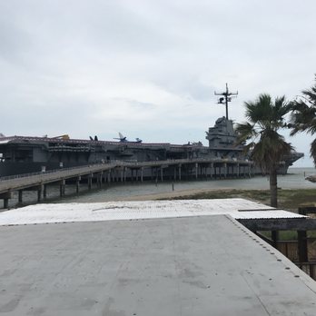 Capri Beach Hotel - View from my room at the door. Nautical Room. - Hotels Near Me - Corpus Christi, Texas