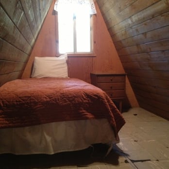 Reds Meadow Resort & Pack Station - One of the beds in loft upstairs - Tours Near Me Reds Meadow Resort & Pack Station - One of the beds in loft upstairs - Tours Near Me
