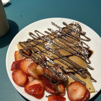 Crepeccino - Kids Nutella and Strawberry Crepe - Breakfast & Brunch Near Me - Cibolo, Texas