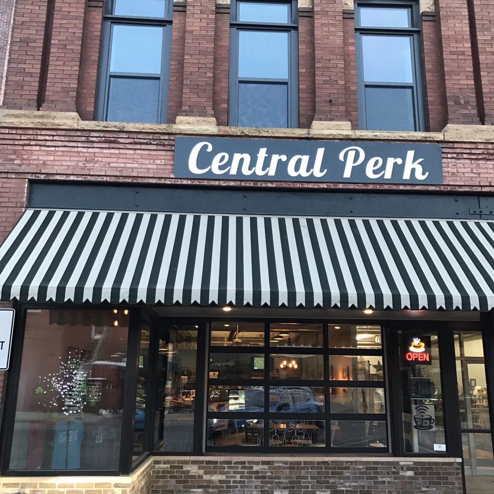 Central Perk Coffee House - the front of the building - Coffee & Tea Near Me - Estherville, Iowa