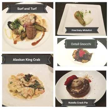 Varia - Surf and Turf, Alaskan King Crab, Fried Baby Whitefish, Oxtail Gnocchi and Nutella crack pie. - Italian Near Me - Norfolk, Virginia Varia - Surf and Turf, Alaskan King Crab, Fried Baby Whitefish, Oxtail Gnocchi and Nutella crack pie. - Italian Near Me - Norfolk, Virginia