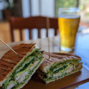 Rincon Brewery - Pesto Chicken Panini - Brewpubs Near Me - Santa Barbara, California Rincon Brewery - Pesto Chicken Panini - Brewpubs Near Me - Santa Barbara, California