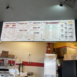 Wings World - Front counter menu