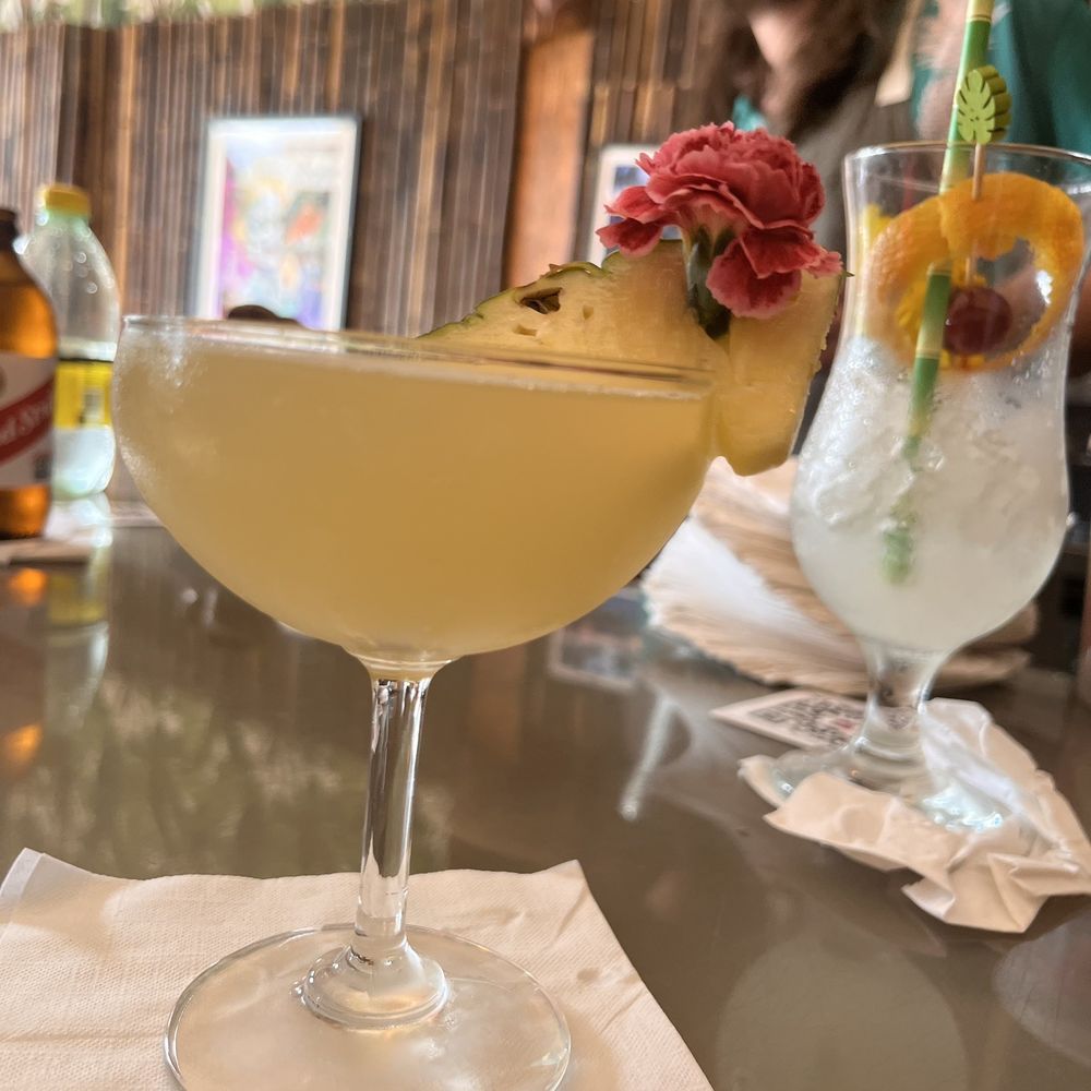 Bamboo Lounge - Dark Daiquiri, one of the house drinks. - Cocktail Bars Near Me - Winston-Salem, North Carolina