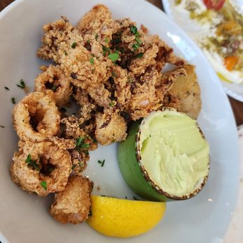 Marina - Fried calamari and artichokes. - Italian Near Me - Pasadena, California Marina - Fried calamari and artichokes. - Italian Near Me - Pasadena, California