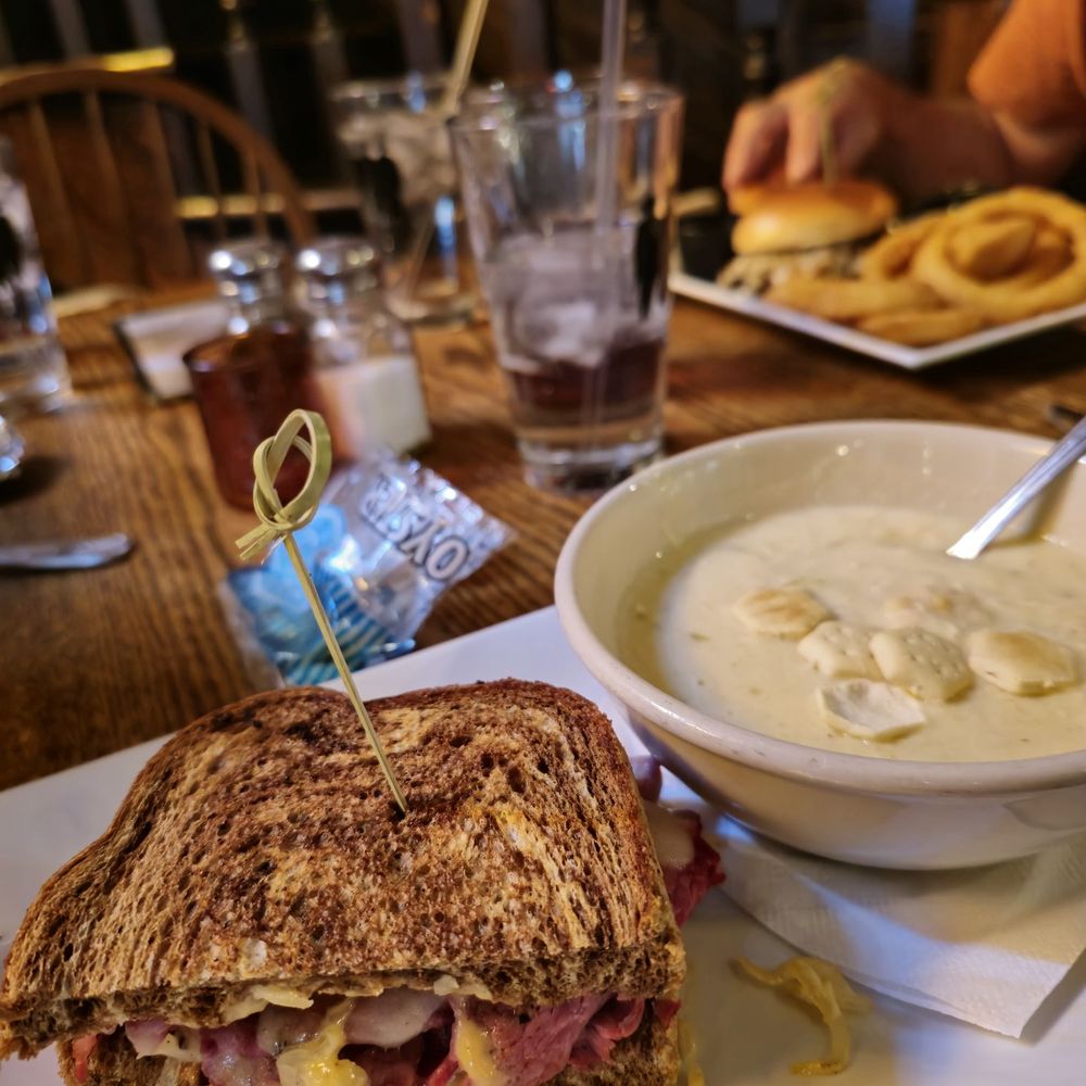 The Palace - My half size of wrangler's reuben sandwich and soup. Was a good! - Bars Near Me - Prescott, Arizona The Palace - My half size of wrangler's reuben sandwich and soup. Was a good! - Bars Near Me - Prescott, Arizona