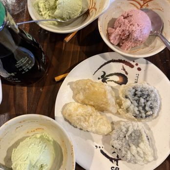 New Sushi Village - Green Tea Ice Cream, Red Bean Ice Cream, Fried Oreo, Fried Bananas - Sushi Bars Near Me - Bayside, New York New Sushi Village - Green Tea Ice Cream, Red Bean Ice Cream, Fried Oreo, Fried Bananas - Sushi Bars Near Me - Bayside, New York