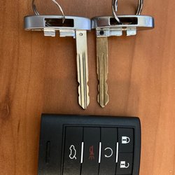 Gold Star Auto Locksmith - Key on right is original and key on left cut by Gold Star. Easy to see the patterns dont match.