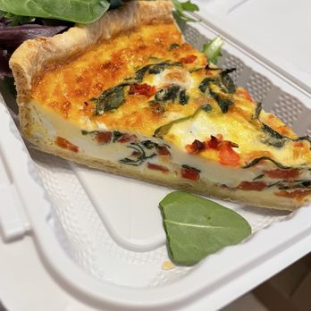 The Mixing Bowl - Tomato, mozzarella, and spinach quiche special - Bakeries Near Me - Camillus, New York The Mixing Bowl - Tomato, mozzarella, and spinach quiche special - Bakeries Near Me - Camillus, New York