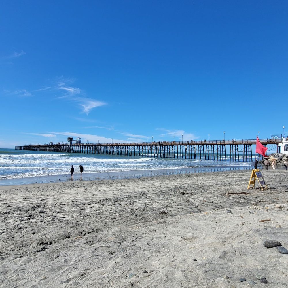 Oceanside Strand - Beach view of the Oceanside pier! - Beaches Near Me - Oceanside, California
