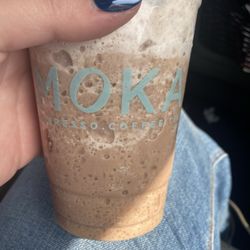 MOKA - Dark chocolate mocha, blended.