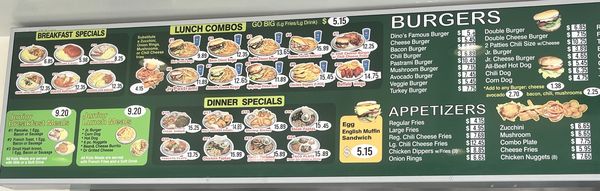 Menu photo 2 Dino's Best Burgers Long Beach, CA Menu photo 2 Dino's Best Burgers Long Beach, CA