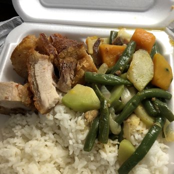 Maymar Norfolk - Lechon, vegetable and rice - Filipino Near Me - Norfolk, Virginia