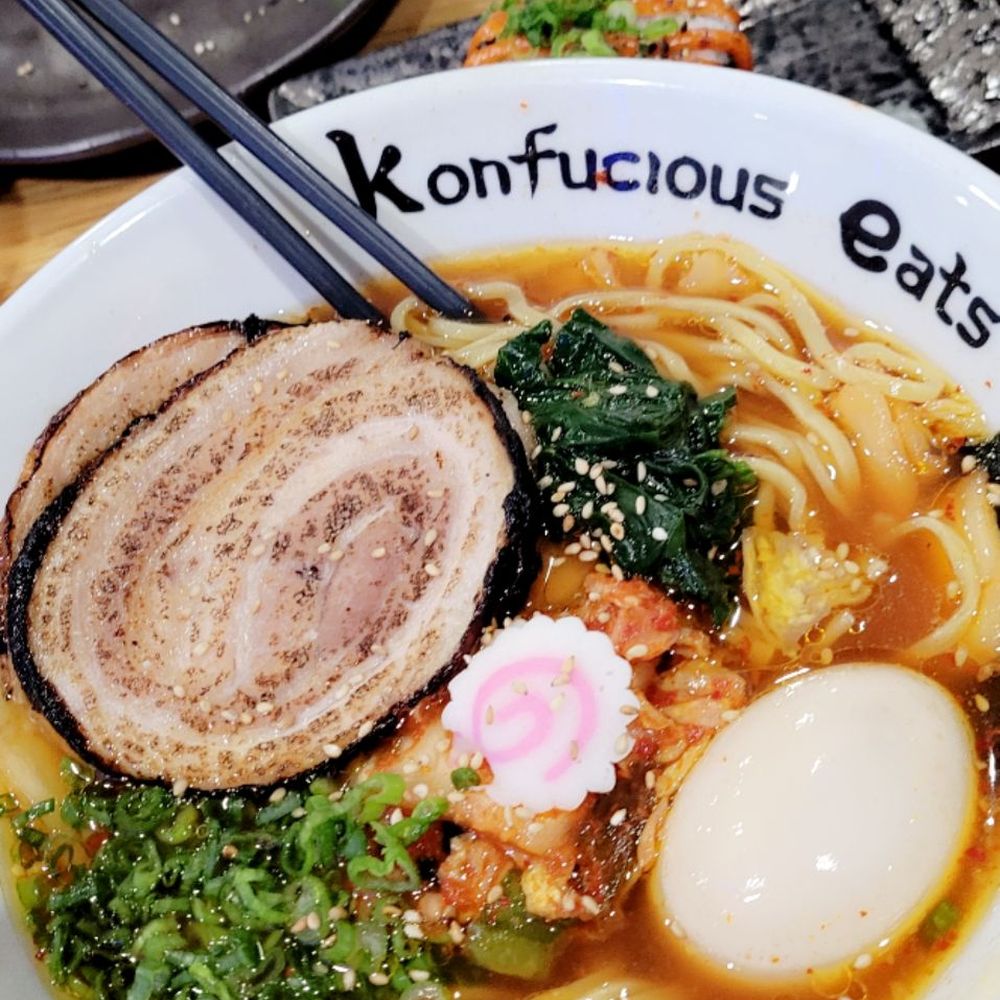 Konfucious Eats - Kimchi ramen with pork belly - Ramen Near Me - Modesto, California
