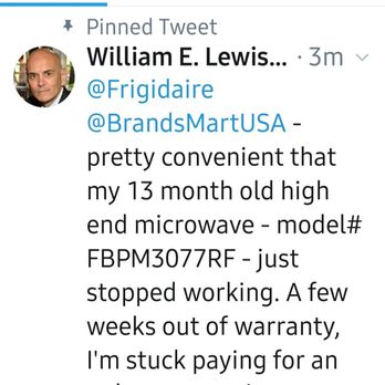 BrandsMart USA - A single tweet to Brandsmart USA about defective merchandise and they block me from their Twitter page. Now that's really childish... - Electronics Near Me - Sunrise, Florida BrandsMart USA - A single tweet to Brandsmart USA about defective merchandise and they block me from their Twitter page. Now that's really childish... - Electronics Near Me - Sunrise, Florida
