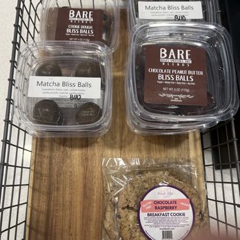 Bare Blends - a basket of baked goods - Juice Bars & Smoothies Near Me - Saratoga Springs, New York