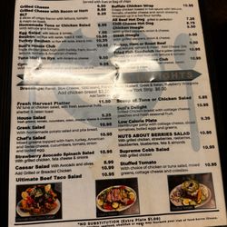 Suzi's Restaurant - Menu