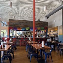 Mojo's Tacos - Tollgate - Main seating area, and bar