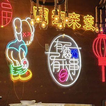 Spicy PoPo Szechuan Fish - Neon wall decor - Szechuan Near Me - Bellevue, Washington Spicy PoPo Szechuan Fish - Neon wall decor - Szechuan Near Me - Bellevue, Washington