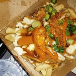 McDonald's - Buffalo chicken Poutine was delicious!