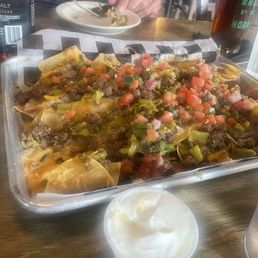 Yummy nachos. Yummy nachos.
