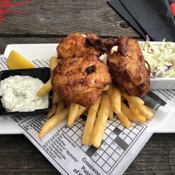 Crabby's Bar & Grill - Fresh cod fish & chips - Seafood Near Me - Winchester Bay, Oregon Crabby's Bar & Grill - Fresh cod fish & chips - Seafood Near Me - Winchester Bay, Oregon