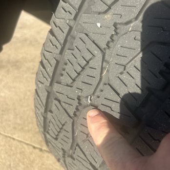 Firestone Complete Auto Care - Just left.  Got gas.  Let me leave with this in the tire - Tires Near Me - Warner Robins, Georgia