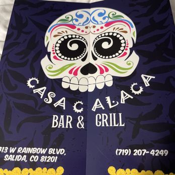 Casa Calaca - Name of Restaurant and its menu! - Mexican Near Me - Salida, Colorado
