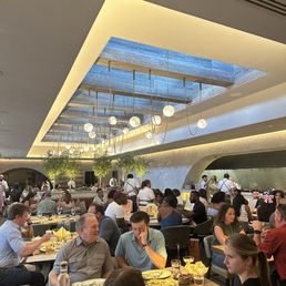 Main interior dining area on a Saturday night