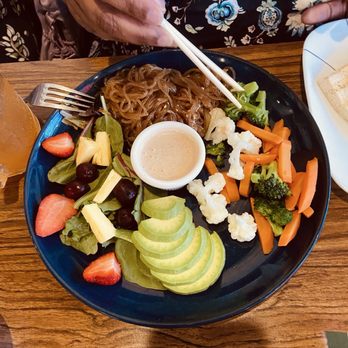 Fresh Heim - Vegetable sampler with tofu and glass noodles - Salad Near Me - Austin, Texas Fresh Heim - Vegetable sampler with tofu and glass noodles - Salad Near Me - Austin, Texas