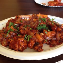 Gobi Manchurian (stir fried cauliflower) is really really good! Gobi Manchurian (stir fried cauliflower) is really really good!
