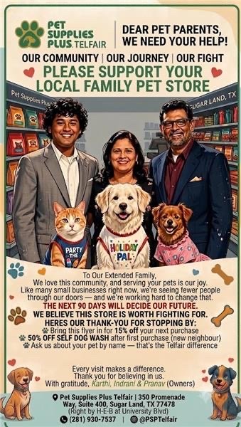 Pet Supplies Plus Telfair - Sugar Land Image