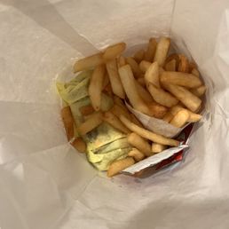 Burger and fries!