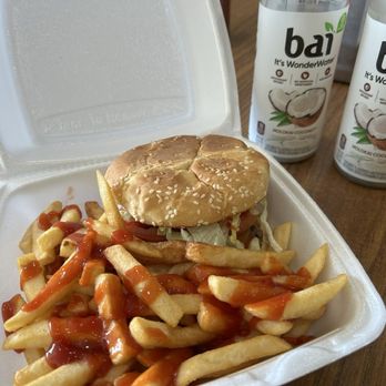 Easy Seafood - Bacon Cheeseburger & fries - Seafood Near Me - New Orleans, Louisiana