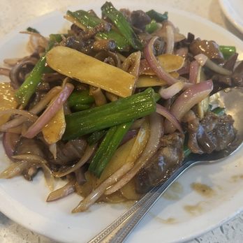 Papa Lu's Kitchen - Stir fried goose offal with ginger and scallions - Chinese Near Me - Baldwin Park, California Papa Lu's Kitchen - Stir fried goose offal with ginger and scallions - Chinese Near Me - Baldwin Park, California